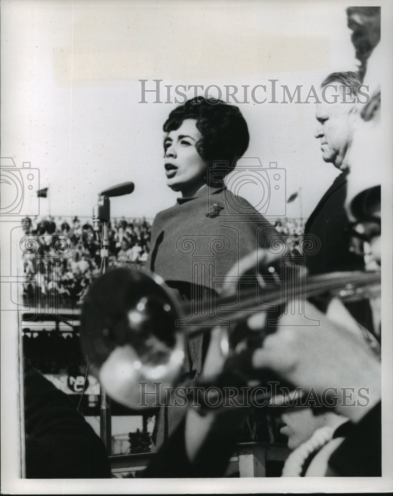 1969 Sugar Bowl- National anthem before start of game. - Historic Images