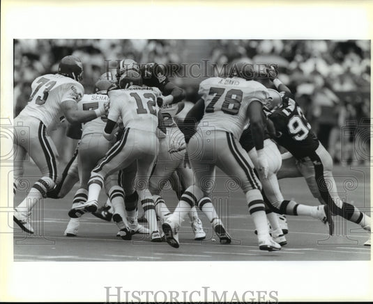 New Orleans Saints - Saints' in action against the Eagles. - Historic Images