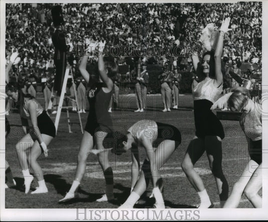 1969 Press Photo Sugar Bowl - Majorette Performing at Half Time - noa02444 - Historic Images
