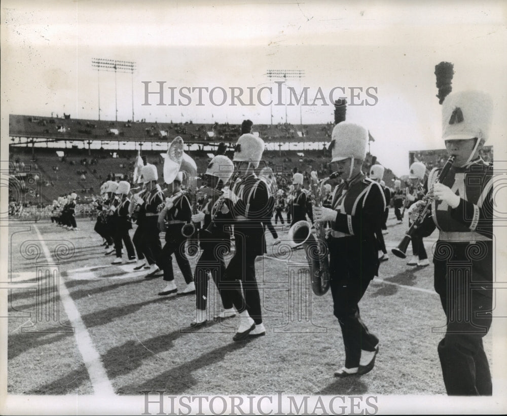 1969 Sugar Bowl- Marching Band at Sugar Bowl. - Historic Images