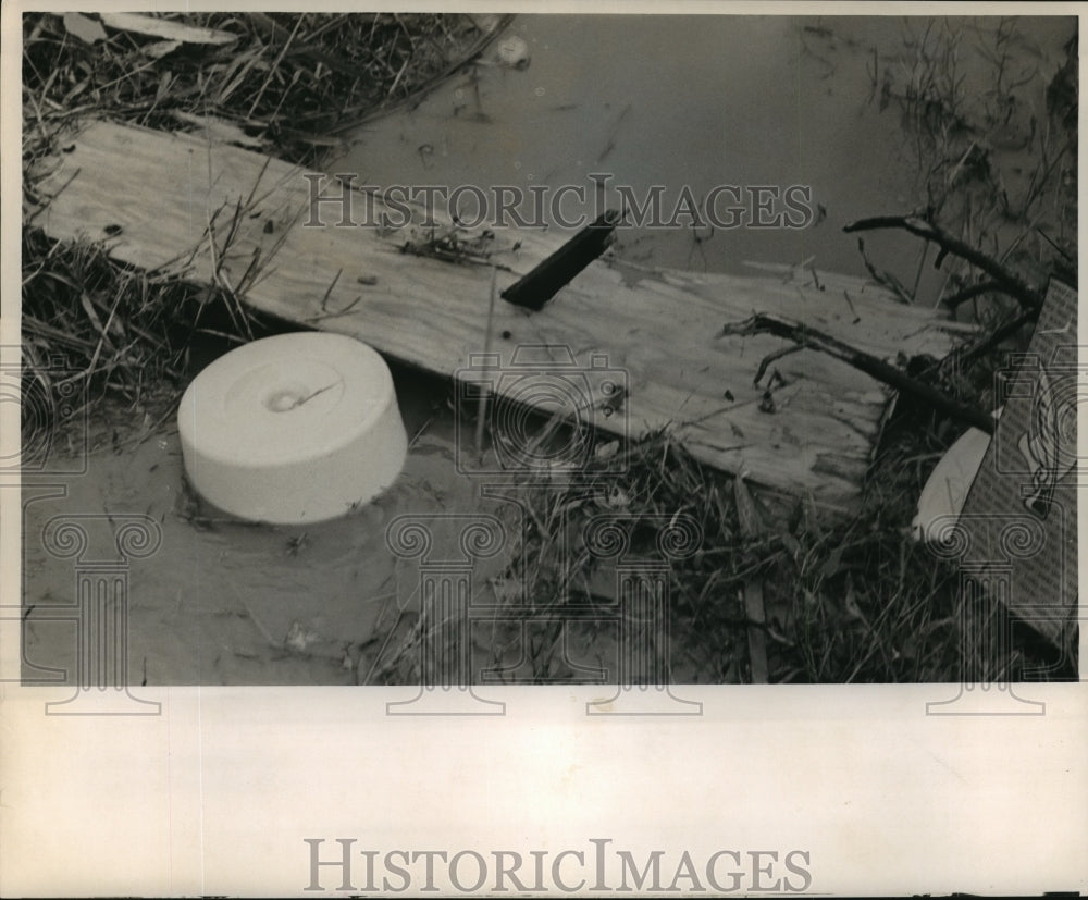 1964 Hurricane Hilda - Debris Found in Water from Storm - Historic Images