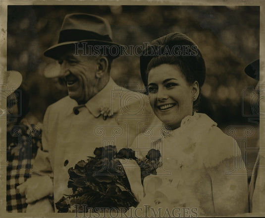 1968 Sugar Bowl - Sugar Queen and escort. - Historic Images