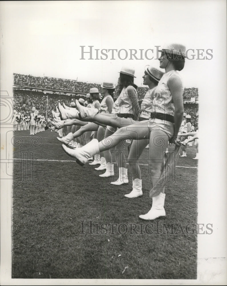 1966 Sugar Bowl- Dance team on the field. - Historic Images