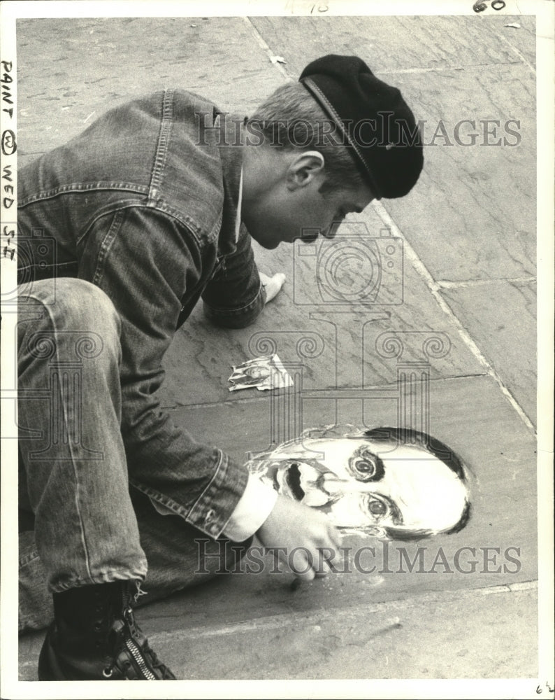 1979 Press Photo Jackson Square-teeming with sidewalk artists. - noa03353 - Historic Images