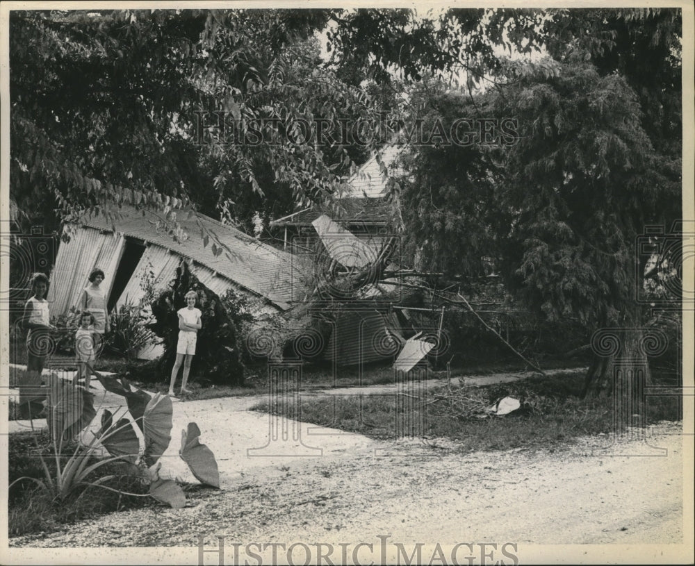 1961 Press Photo Hurricane Carla- Destruction from hurricane. - noa03665- Historic Images