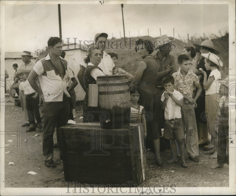 1957 Hurricane Audrey- Survivors from Pecan Island. - Historic Images