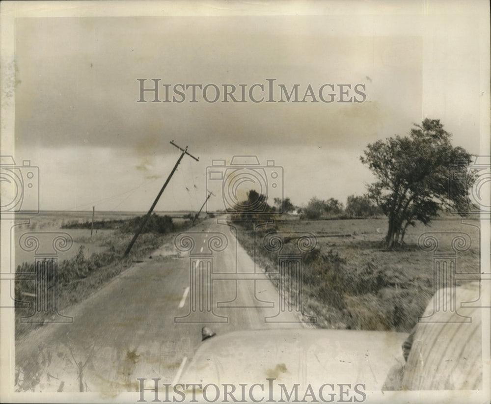 1957 Hurricane Audrey- Aftermath of Hurricane Audrey. - Historic Images