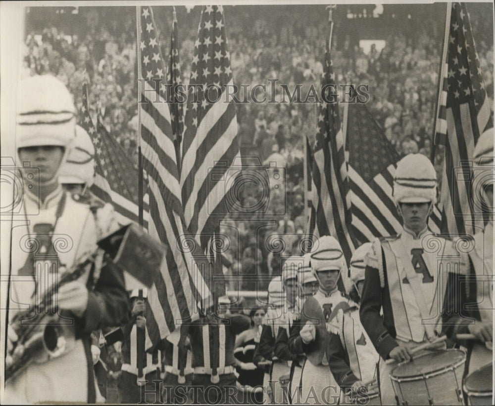 1967 Sugar Bowl- Marching band at Sugar Bowl. - Historic Images