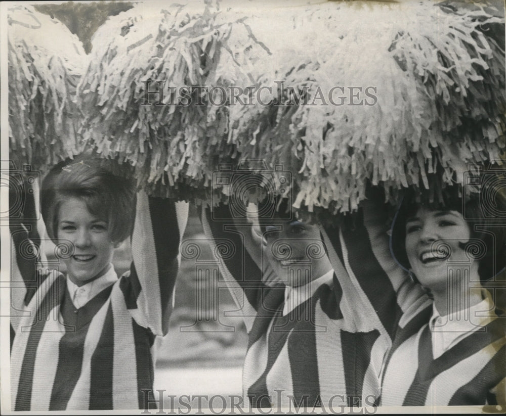 1967 Sugar Bowl- Corn Country Cuties cheer Nebraska - Historic Images