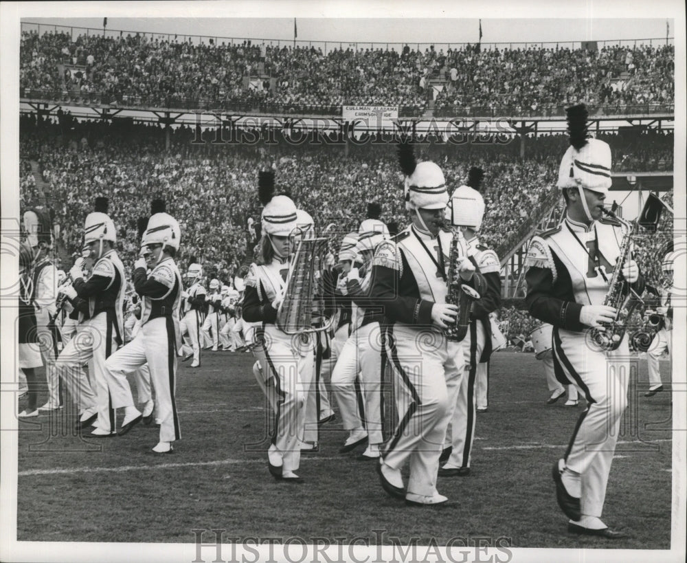 1967 Sugar Bowl- Alabama Band at half time. - Historic Images