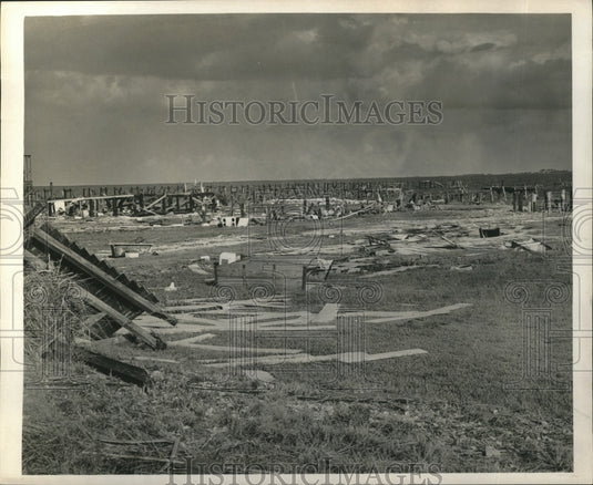 1965 Hurricane Betsy- Destroyed camps at Lake Catherine and Hwy 90. - Historic Images