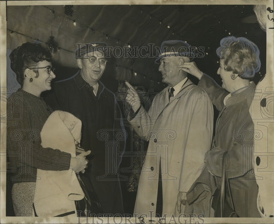 1968 Press Photo Sugar Bowl - Fans Robert & Betty Kohout and Paul & Mary Rogers - Historic Images