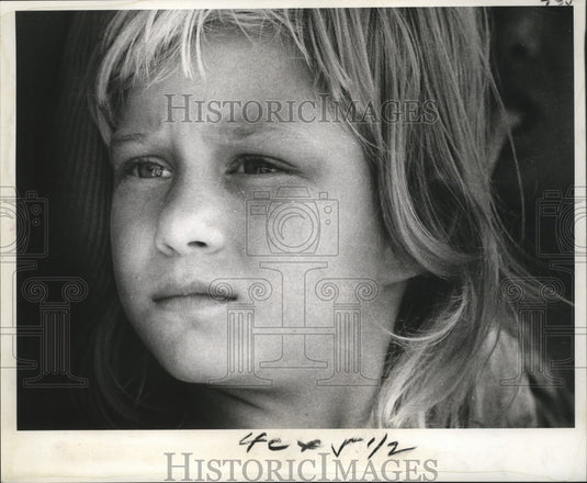 1969 Press Photo Hurricane Camille- Camille refugee Vicky Bane. - noa04178 - Historic Images