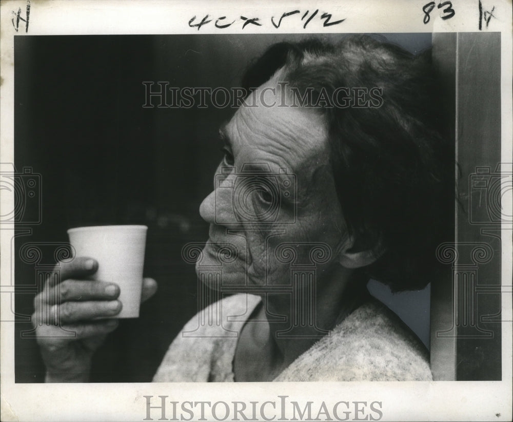 1969 Press Photo Hurricane Camille- Mrs. Alice Koolsbergen. - noa04181 - Historic Images