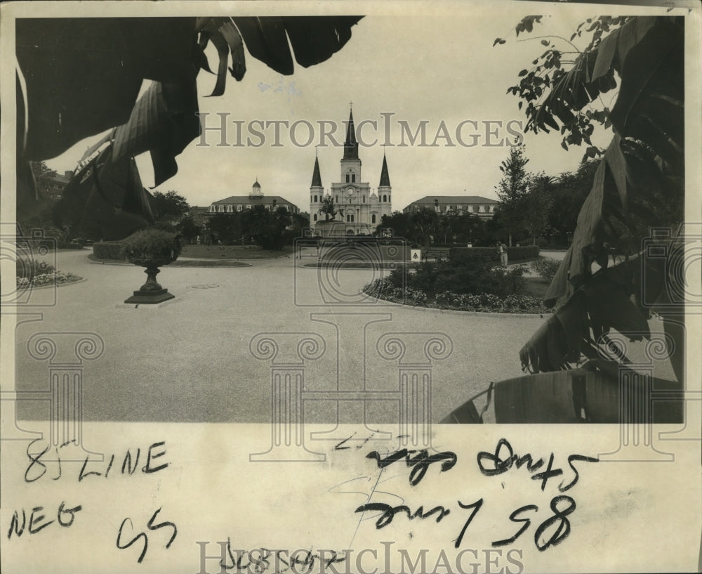 1969 New Orleans Jackson Square - Historic Images