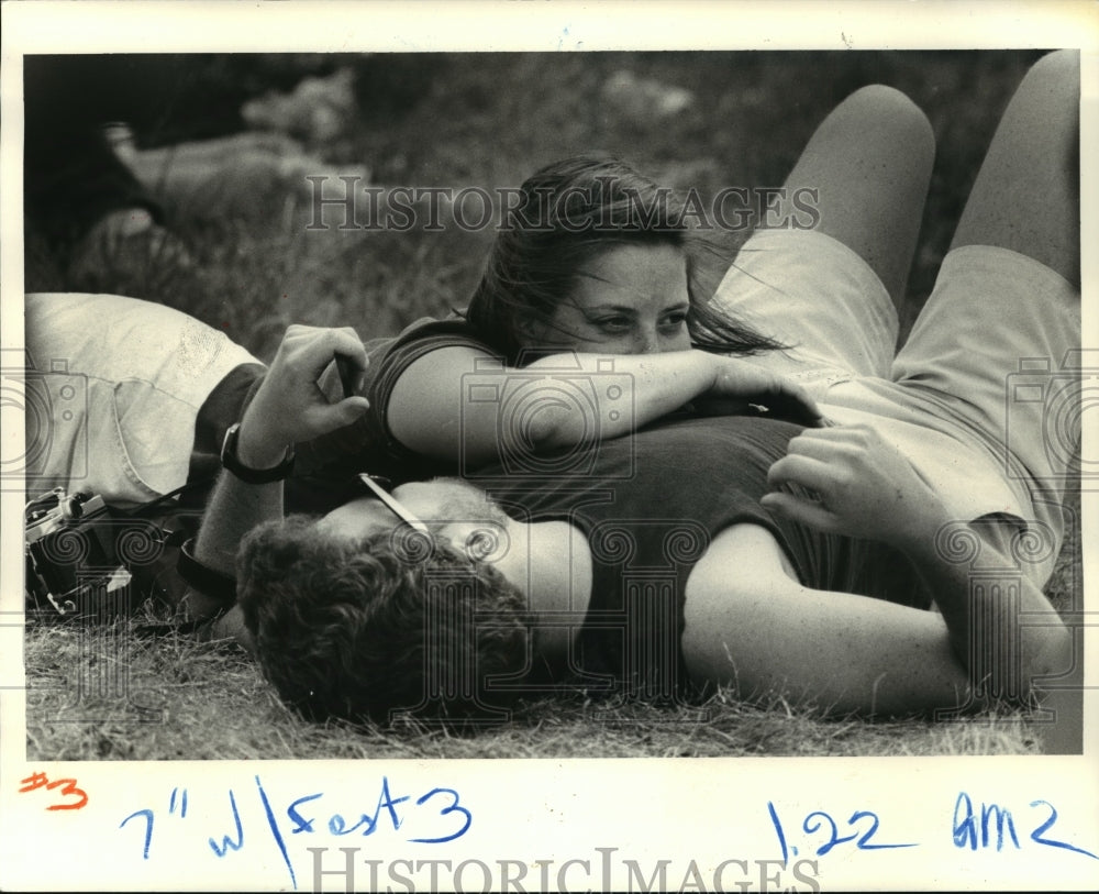 1984 David Maher and Linda Breggin New Orleans Jazz Festival - Historic Images