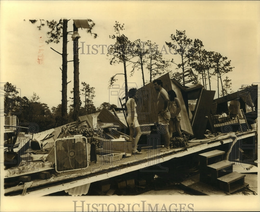 1979 Press Photo Hurricane Frederic- Destroyed trailer home. - noa04646 - Historic Images