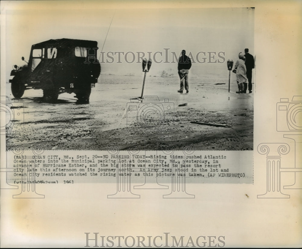 1961 Hurricane Esther flooding in Ocean City, Maryland - Historic Images