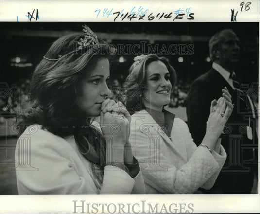 1980 Press Photo Sugar Bowl - Arkansas Alabama Beauties at Halftime - noa04840 - Historic Images