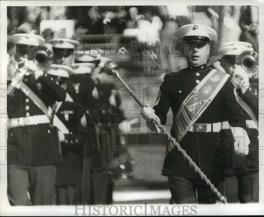 1970 Press Photo Sugar Bowl- Marine Corp Band performs. - noa04882 - Historic Images