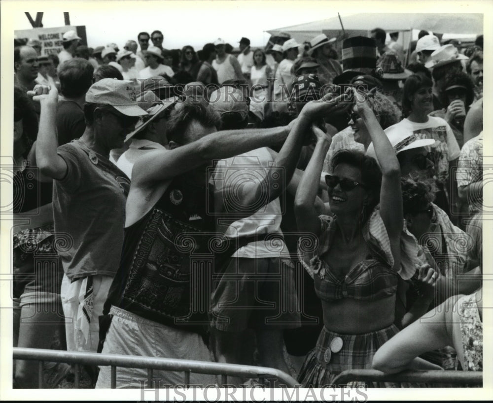 1992 New Orleans Jazz and Heritage Festival-Dancer at Fest. - Historic Images