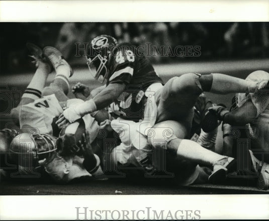 1981 Press Photo Sugar Bowl- Action shot. - noa05166 - Historic Images