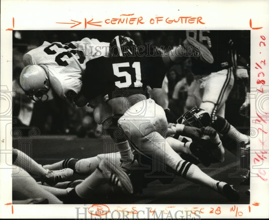 1979 Press Photo Sugar Bowl- Sugar Bowl action shot. - noa05191 - Historic Images