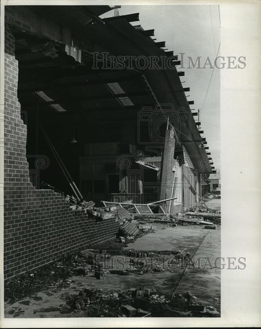 1969 Press Photo Hurricane Camille- Hurricane damage in Gulfport Miss. - Historic Images