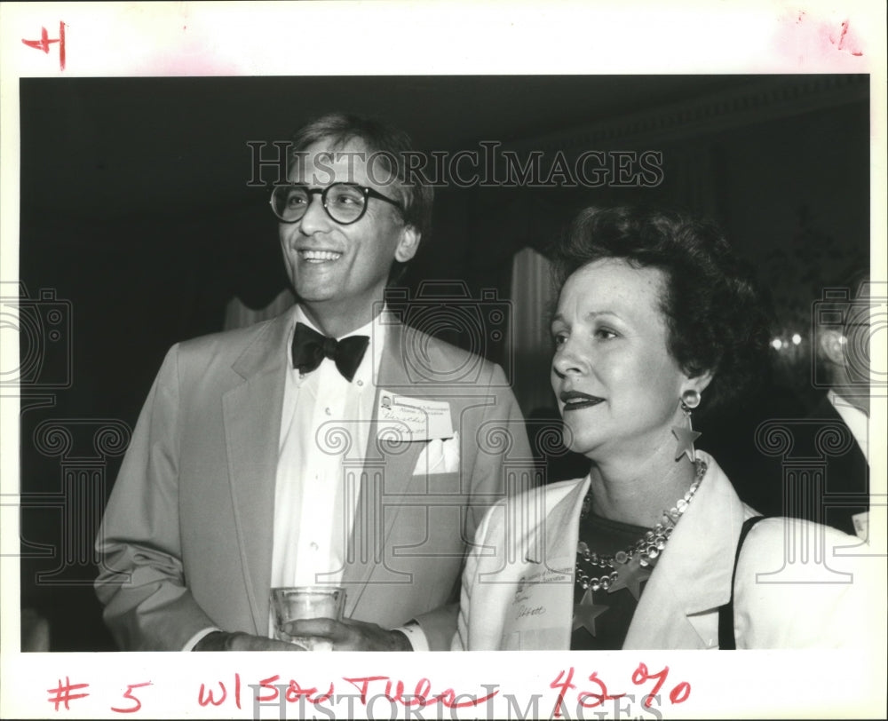 1992 Press Photo Hirschel &amp; Mimi Abbott - noa05791 - Historic Images