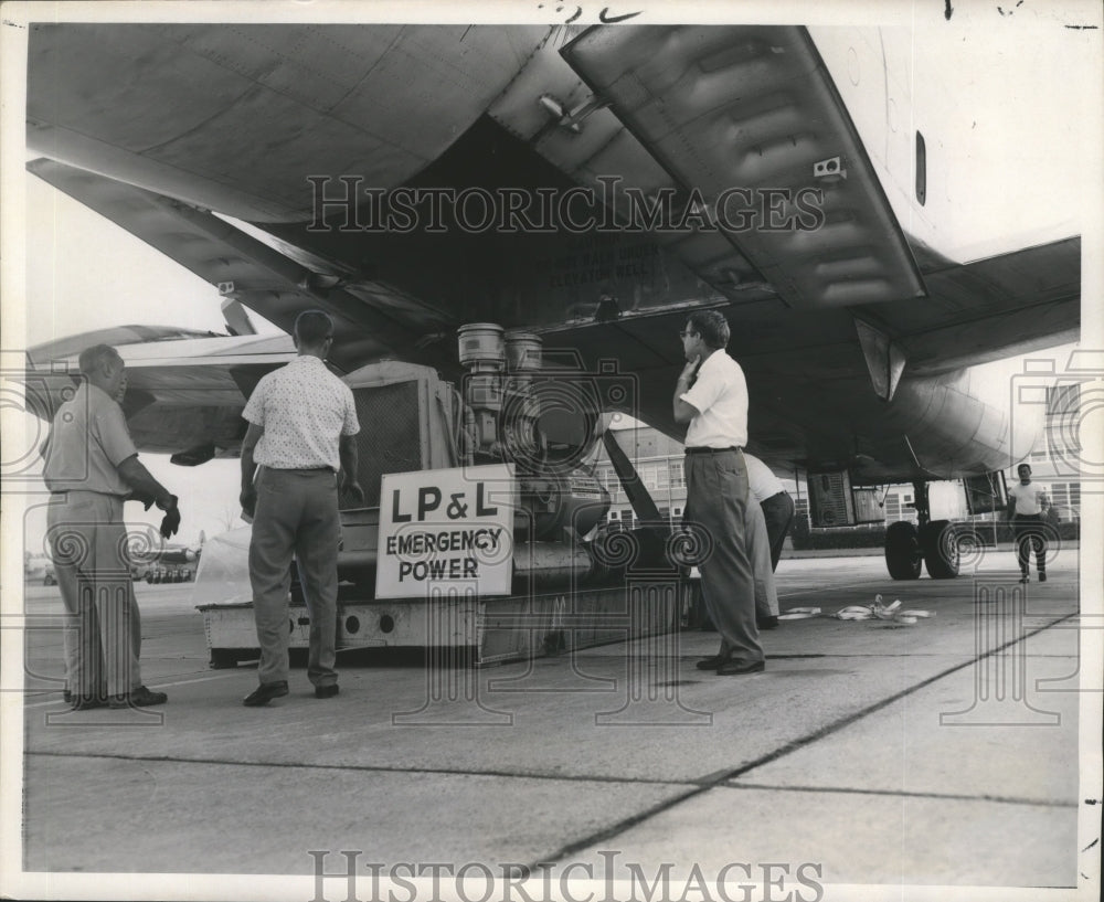 1965 Hurricane Betsy- One of several Diesel Generators - Historic Images