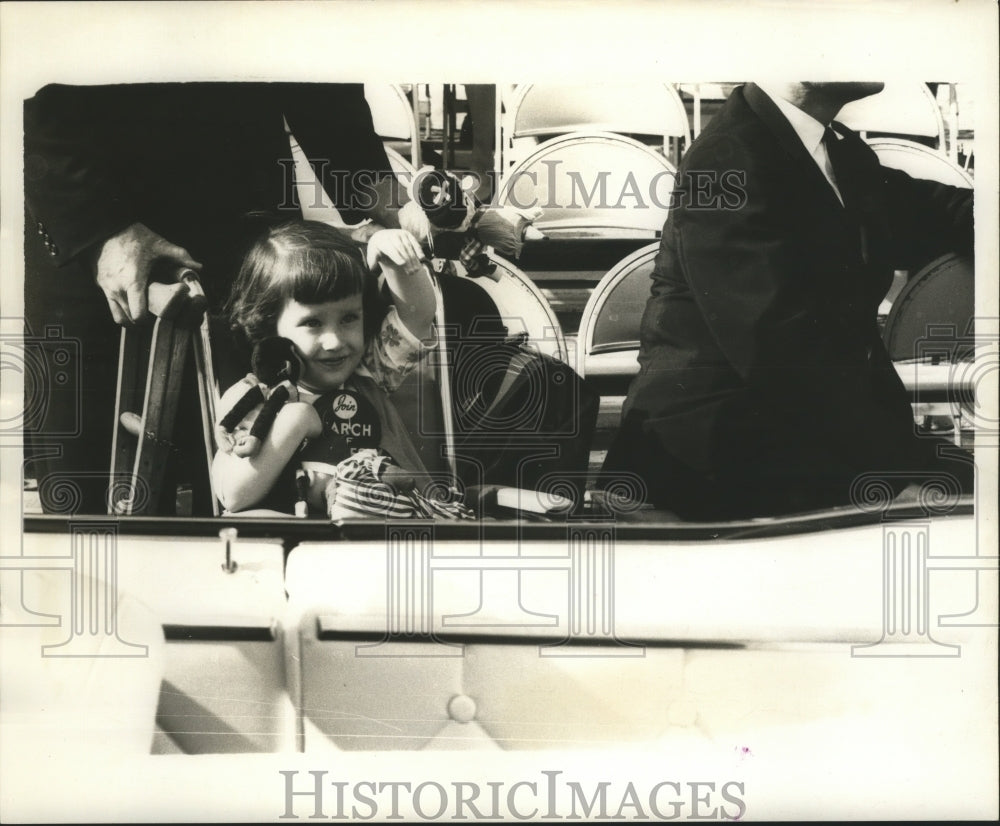 1965 Sugar Bowl - March of Dimes Girl at Game - Historic Images