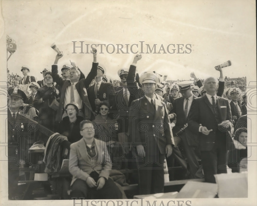 1961 Sugar Bowl- Fans watching the game. - Historic Images