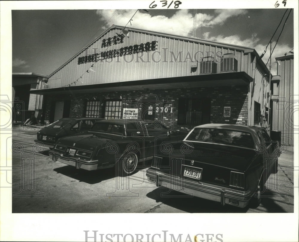 1980 Press Photo AAA-1 Budget Mini Storage at 3701 Division St, Fat City. - Historic Images