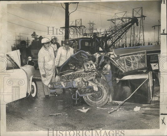 1968 Accidents- High speed head on collision on Airline Hwy. - Historic Images