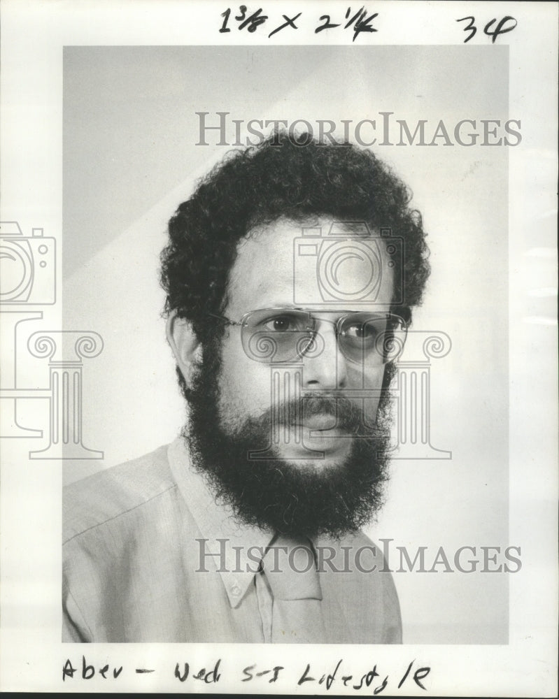 1978 Press Photo Joel Aber Candidate Running for New Orleans Parish School Board - Historic Images