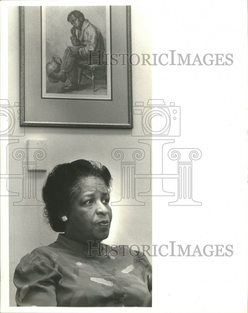 1984 Press Photo Dolores Aaron, Asst. Supt of the New Oleans Public Schools. - Historic Images