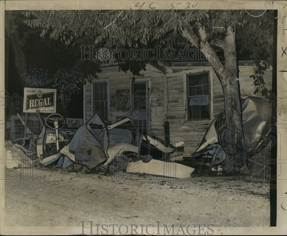 1965 Accidents-Car in which Alex Johnson Jr. 22, of Laplace killed. - Historic Images