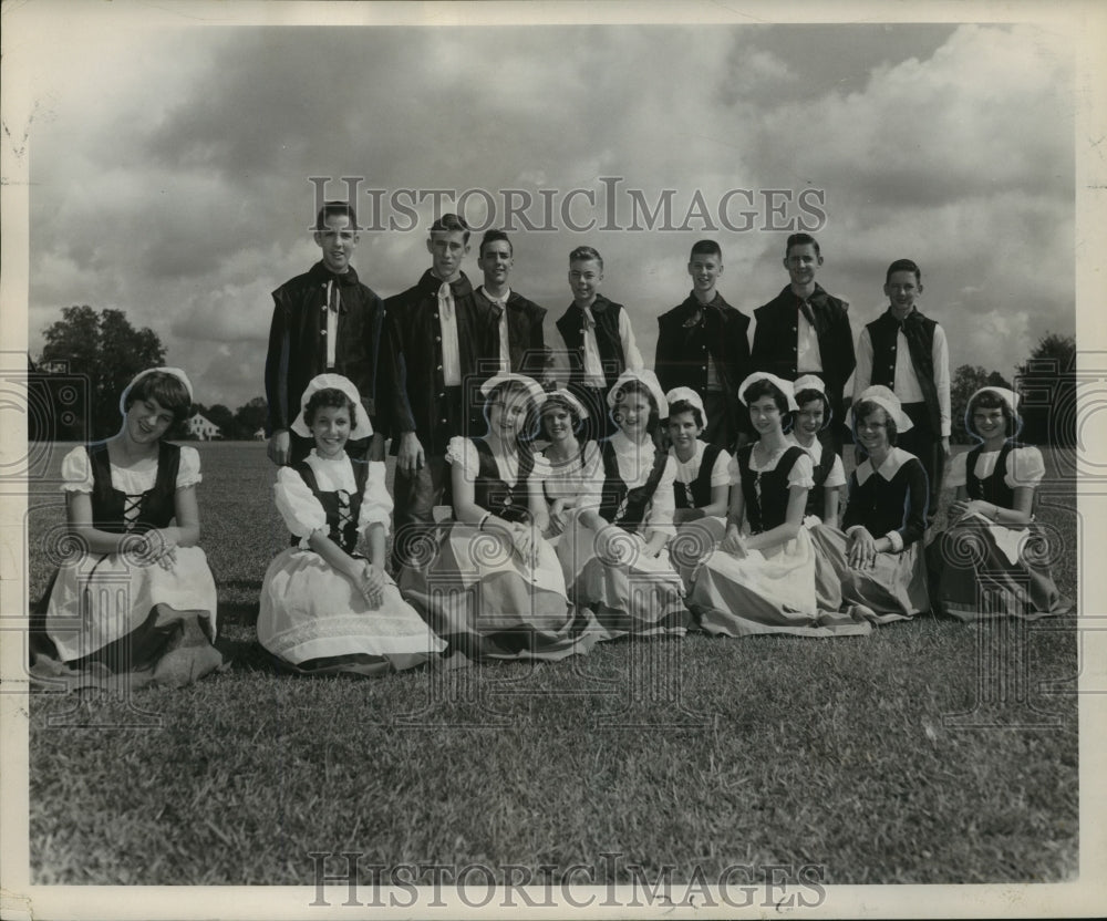 1954 Acadians- Les Gabrieles and Les Evangelines, - Historic Images