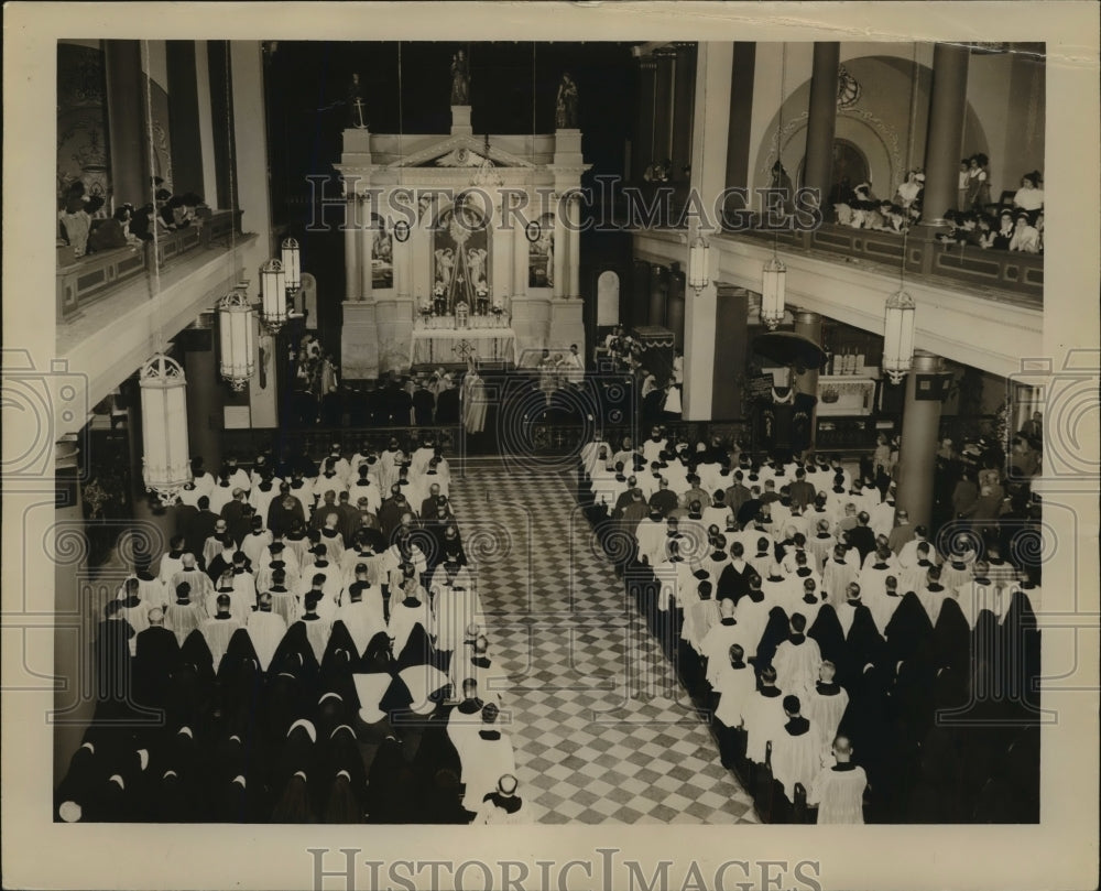 1950 New Orleans Jackson Square St Louis Cathedral- Centennial. - Historic Images