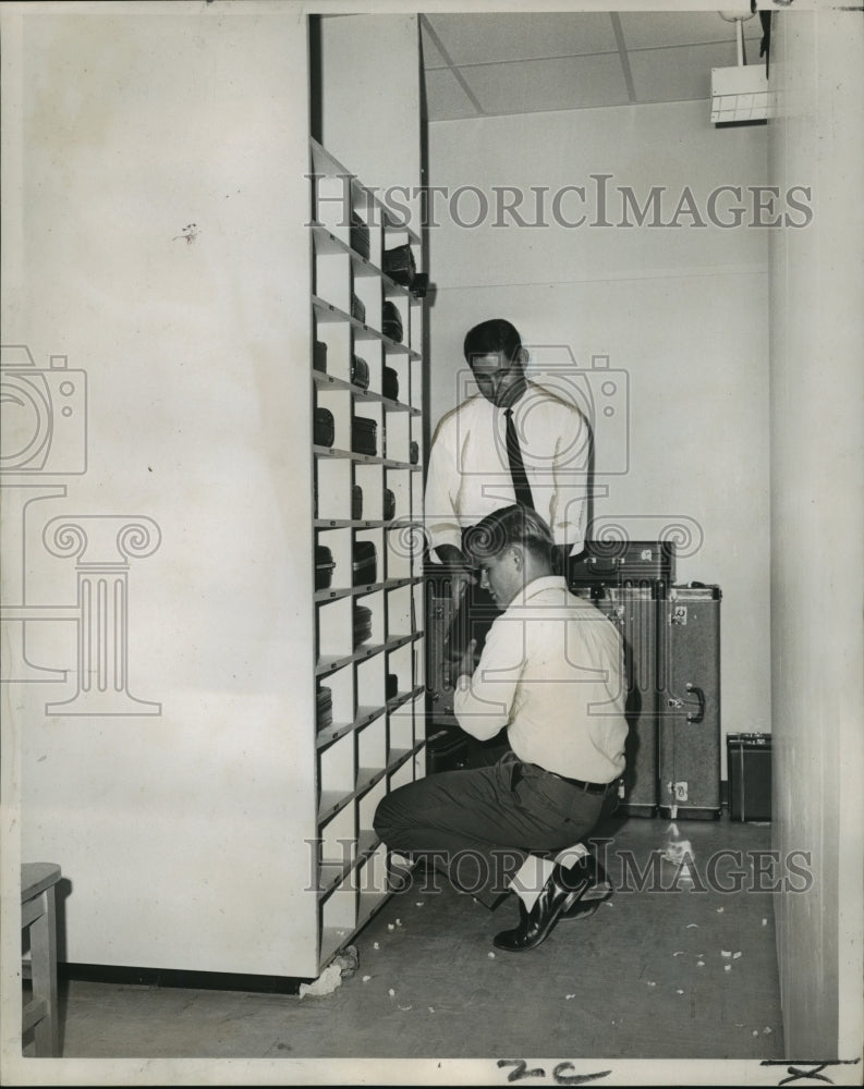 1967 Robert Morgan and Douglas Hanson of Abramson High School Band. - Historic Images