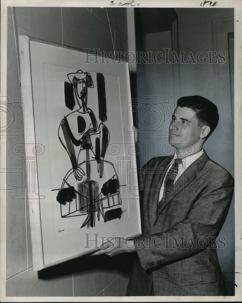 1960 Albert Aaron, Curator of Education of Delgado Museum. - Historic Images