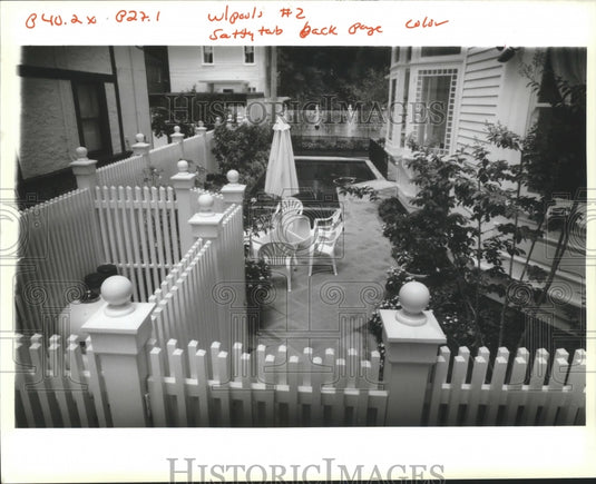 1993 Lance Africk's Landcscaped Patio Swimming Pool - Historic Images