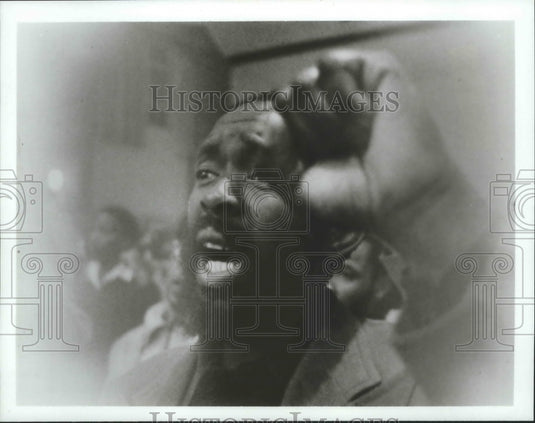1983 Press Photo Closeup Picture of African Man's Face - noa08759 - Historic Images