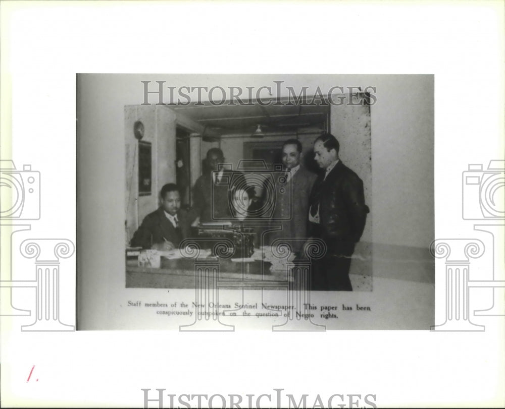 1993 African American New Orleans Sentinel Newspaper Staff Members - Historic Images