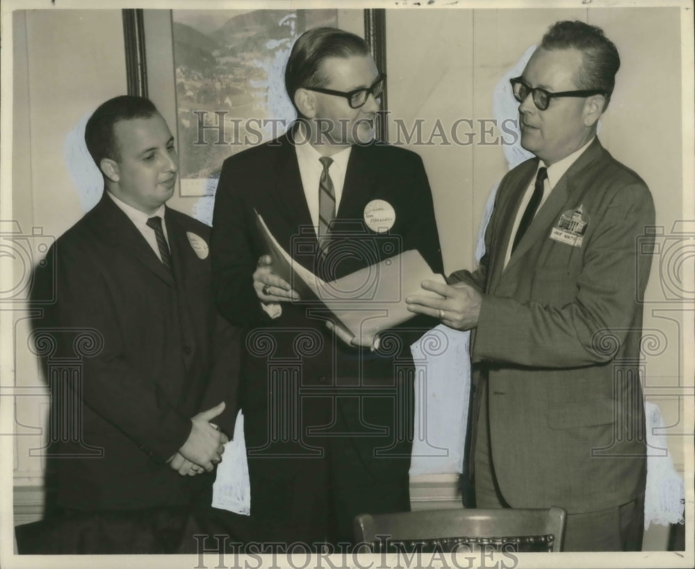 1965 Press Photo Southern Mississippi Association New Orleans Chapter officers- Historic Images