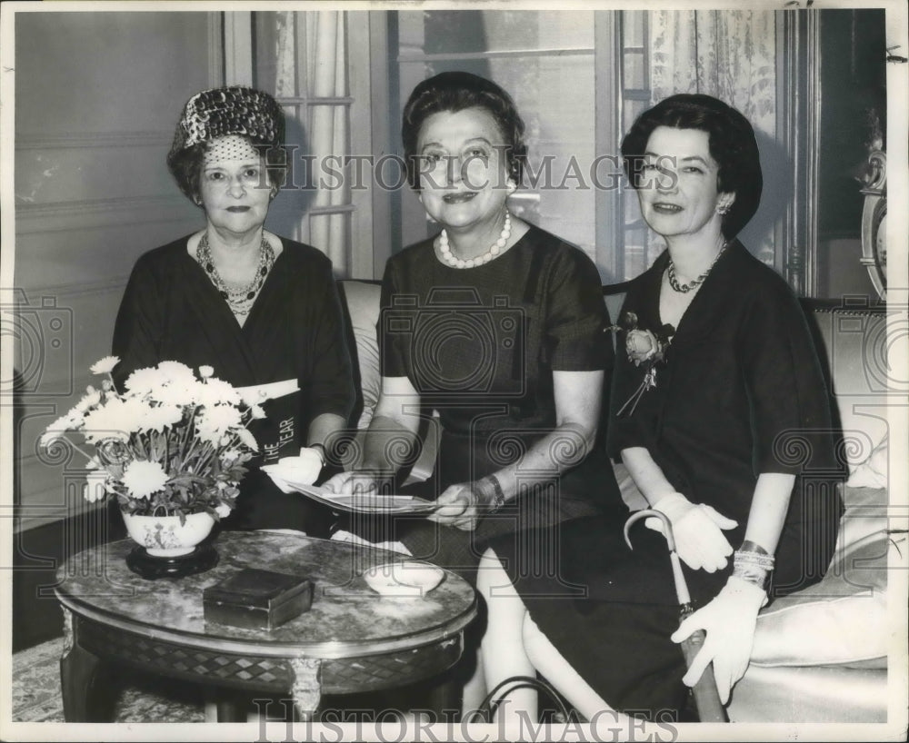 1961 Preparations of New Orleans Philharmonic Symphony Society Gala - Historic Images