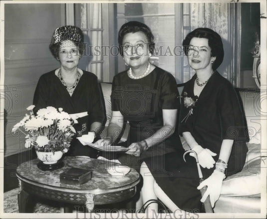 1961 Preparations of New Orleans Philharmonic Symphony Society Gala - Historic Images