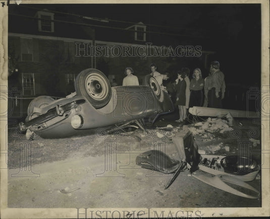 1972 Press Photo New Orleans - William Pizzo Killed When Car Hits Utility Pole - Historic Images