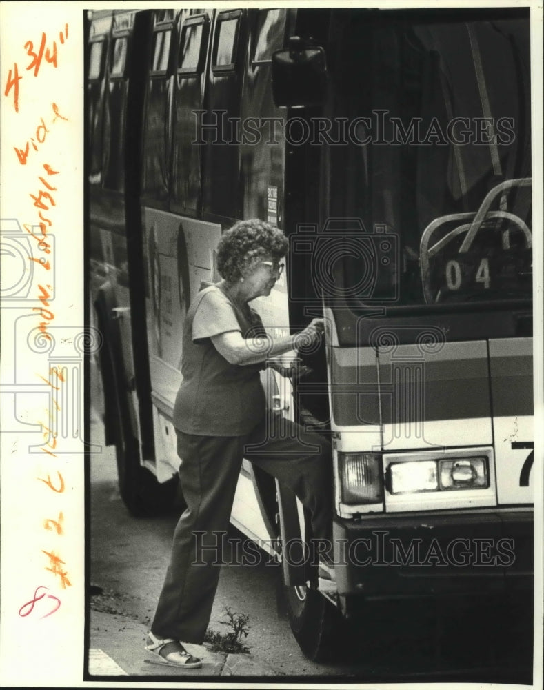 1966 Transportation for the elderly is bus service.  - Historic Images