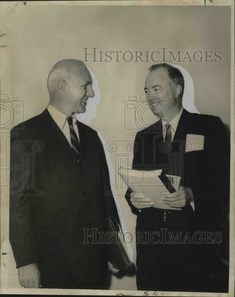 1967 Attorney Rucker Todd &amp; Judge Robert A. Ainsworth Jr. at Tulane-Historic Images